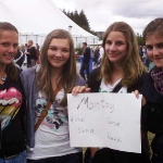 Fotos von Leoni, Lena, Sina und Franzi am Montag bei Kulturpur2011