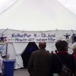 Fotos von Leoni, Lena, Sina und Franzi am Montag bei Kulturpur2011