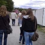 Fotos von Leoni, Lena, Sina und Franzi am Montag bei Kulturpur2011