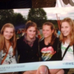 Fotos von Leoni, Lena, Sina und Franzi am Montag bei Kulturpur2011