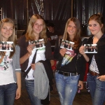 Fotos von Leoni, Lena, Sina und Franzi am Montag bei Kulturpur2011