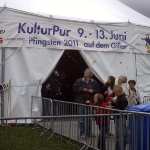 Fotos von Leoni, Lena, Sina und Franzi am Montag bei Kulturpur2011