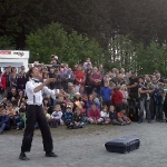 Fotos von Leoni, Lena, Sina und Franzi am Montag bei Kulturpur2011