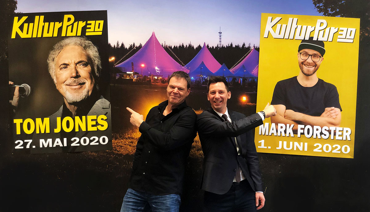 Tom Jones und Mark Forster bei KulturPur30